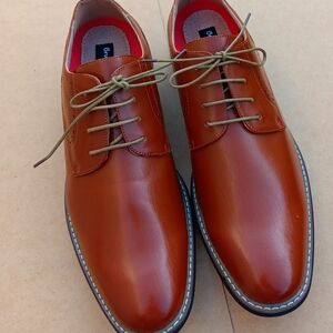 Brown Leather Oxfords by Brand